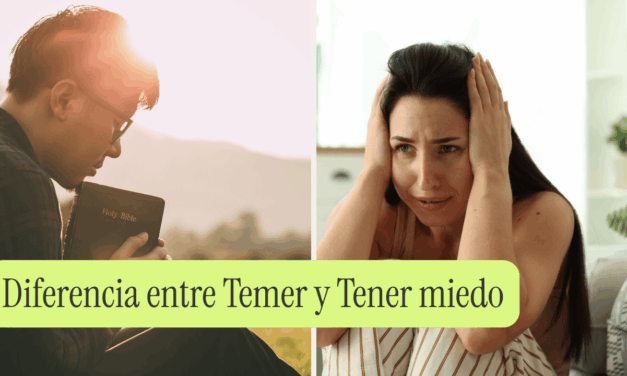 Diferencia entre Temer y Tener miedo