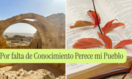 Por falta de Conocimiento Perece mi Pueblo