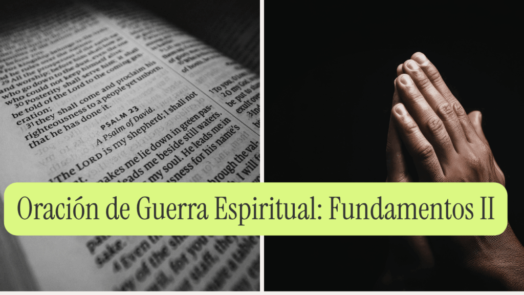 Oración de Guerra Espiritual