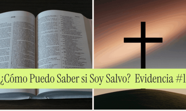 ¿Cómo Puedo Saber si Soy Salvo? Evidencia #1